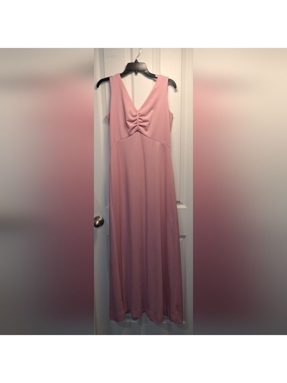Vintage Sears Maxi Dress Dusty Pink